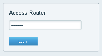 Nhập “admin” vào trường Router Password