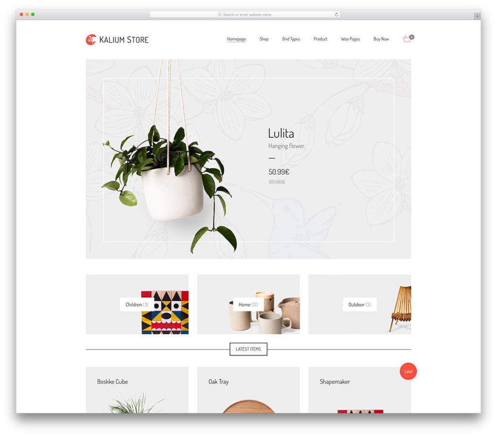 Website bán đồ decor