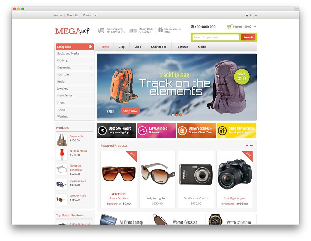 Website bán đồ du lịch