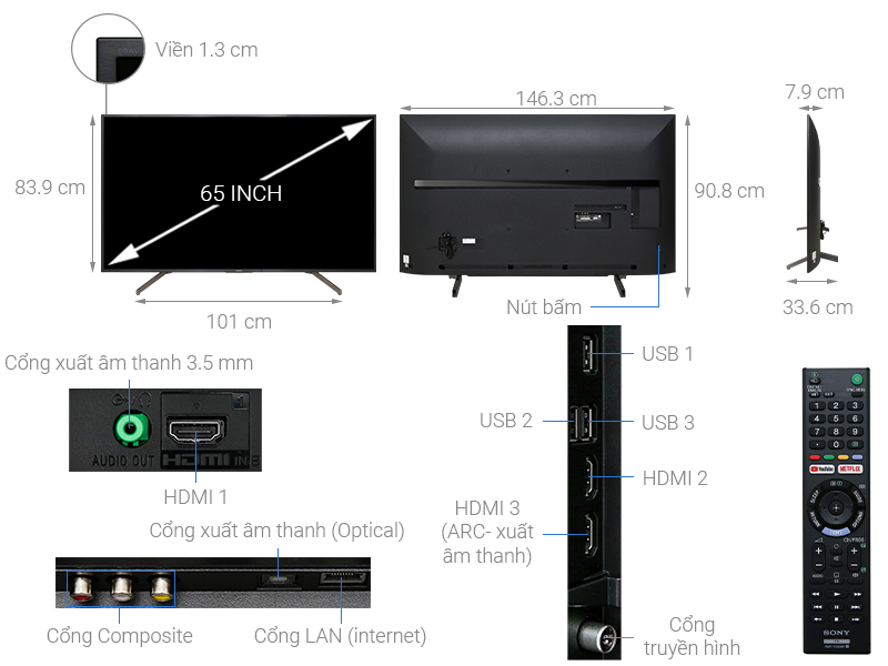 Smart Tivi QLED Samsung 4K 65 inch QA65Q70T