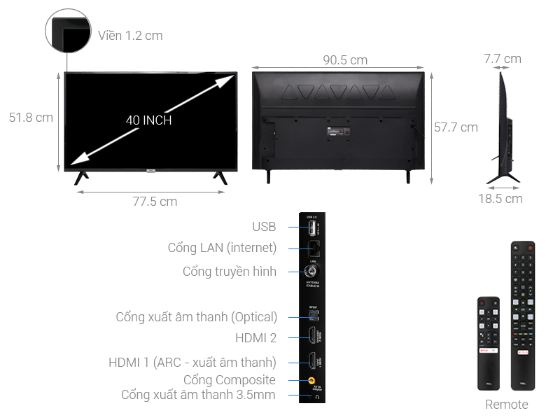 Tivi LG 43 inch smart 4K 43UM7300PTA