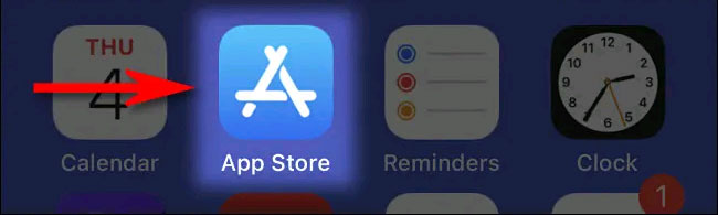 Mở App Store