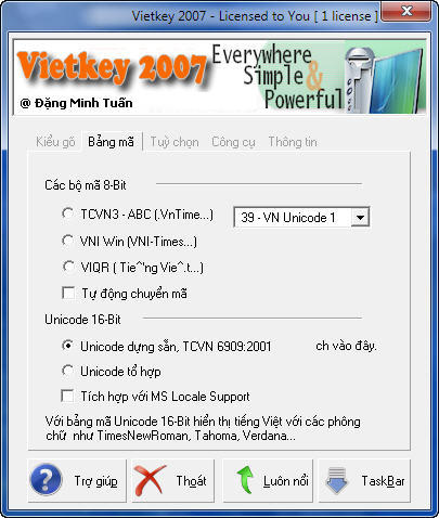 Vietkey là một trong những bộ gõ tiếng Việt phổ biến nhất hiện nay
