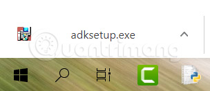 Click đúp vào file .exe