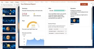 Cách thực hành bài thuyết trình với PowerPoint Presenter Coach