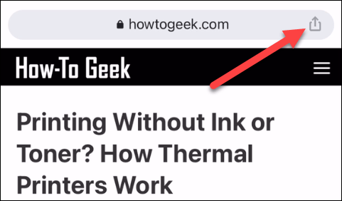 Nhấn vào biểu tượng chia sẻ