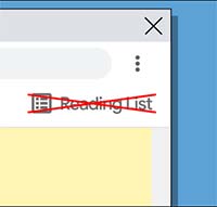 Cách tắt tính năng danh sách đọc trên Google Chrome