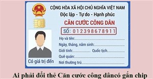 Ai phải đổi thẻ Căn cước công dân (CCCD) có gắn chip?