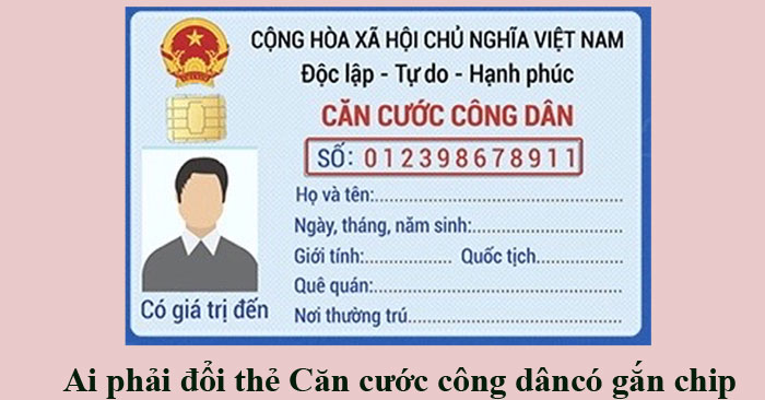 Thẻ căn cước công dân gắn chip
