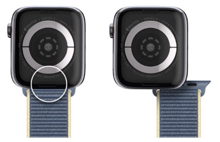 Cách tháo lắp dây đeo Apple Watch