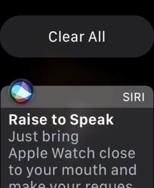 Gạt xuống để truy cập vào Notification Center