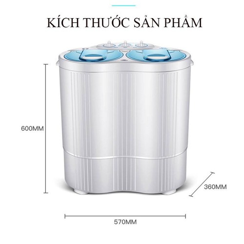 Máy giặt mini 2 lồng tích hợp UV diệt khuẩn XPB45