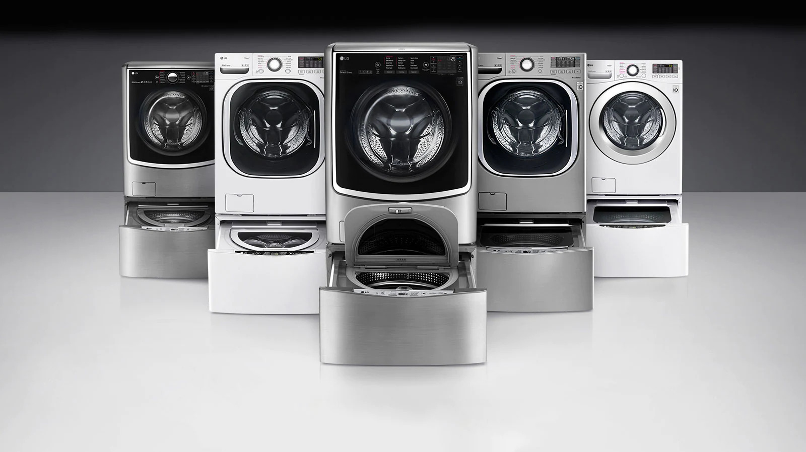 Máy có thể kết hơp với các dòng máy cửa trước của LG để tạo thành bộ đôi máy giặt, bổ trợ cho việc phân loại đồ giặt.