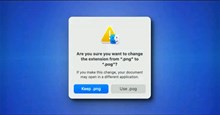 Cách tắt Cảnh báo “Change File Extension” trên máy Mac