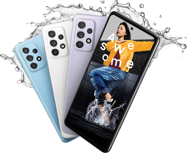 4 phiên bản màu của Galaxy A52