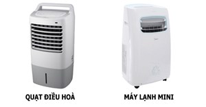 Máy lạnh mini là gì? So sánh máy lạnh mini với quạt điều hòa? Cái nào tốn điện hơn?