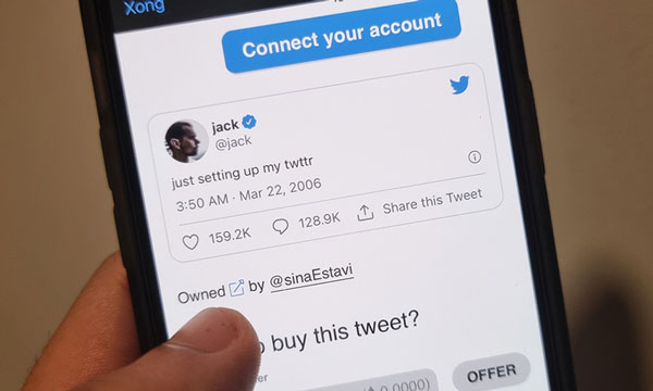 Dòng tweet của Jack Dorsey