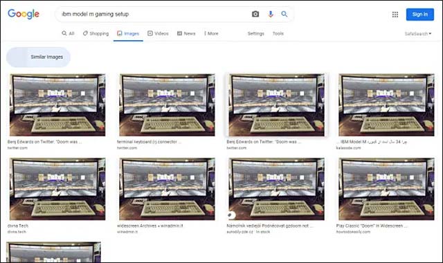 Trang kết quả trả về