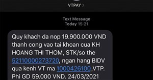 Góc thắc mắc: Nhận được tin nhắn lạ từ VTPAY