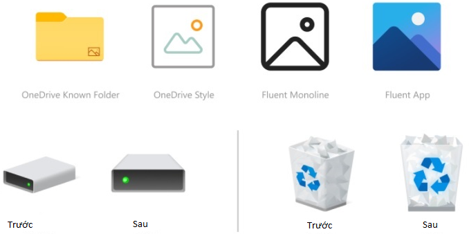 Các icon thư mục khác