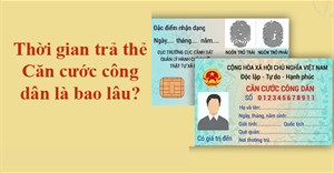 Thời gian trả thẻ Căn cước công dân là bao lâu?