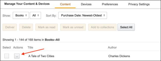 Nhấp vào nút menu ba chấm