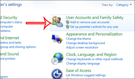 Đổi mật khẩu Windows 7