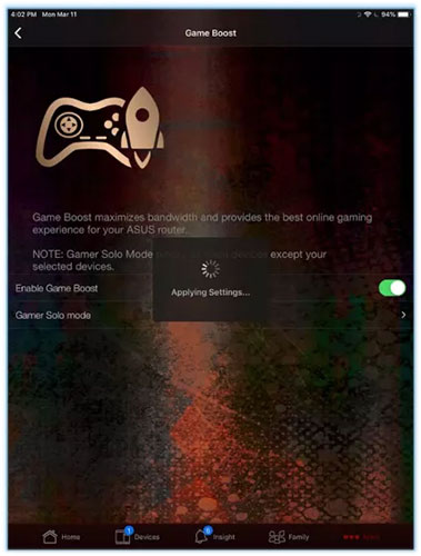 Mạng riêng dành cho game thủ của Asus