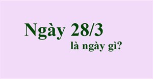 Ngày 28/3 là ngày gì?