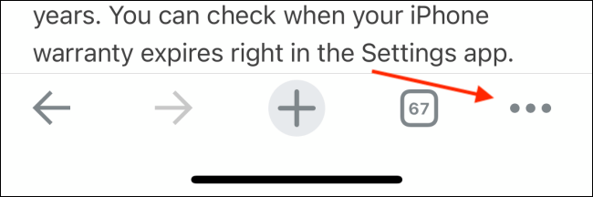 Nhấn vào nút ba chấm