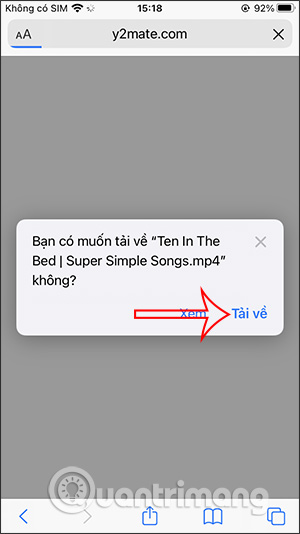 Đồng ý tải video