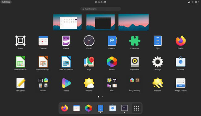 Ubuntu 21.04 sẽ không bao gồm GNOME 40
