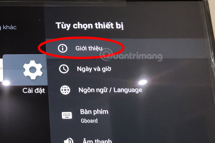 Chọn Giới thiệu