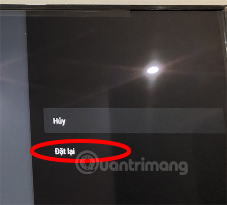 Chọn Đặt lại