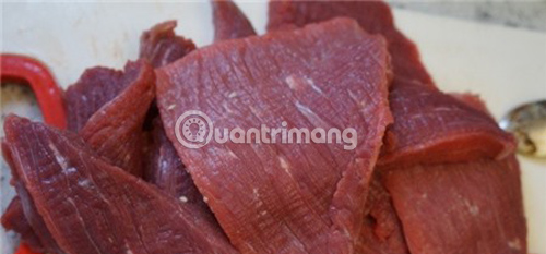 Sơ chế thịt bò