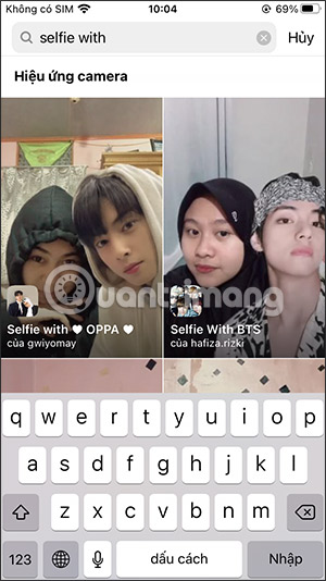 Cách tải filter selfie cùng thần tượng trên Instagram - Ảnh minh hoạ 4