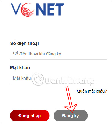 Đăng ký tài khoản