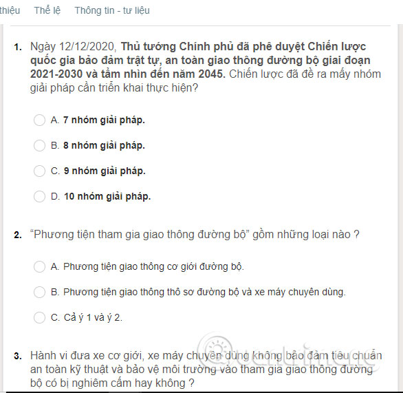 Trả lời câu hỏi