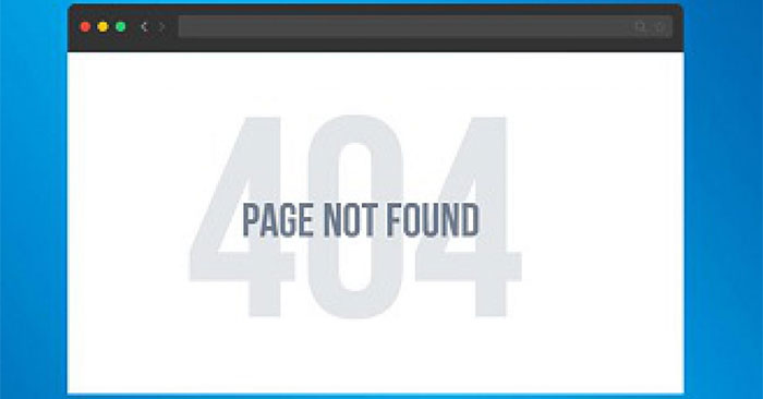 Cách sửa lỗi 404 Not Found