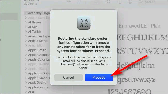 Nhấp vào “Proceed”