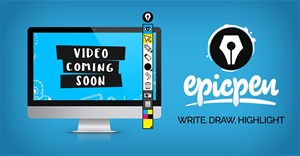 Cách dùng công cụ Epic pen viết chú thích trên màn hình