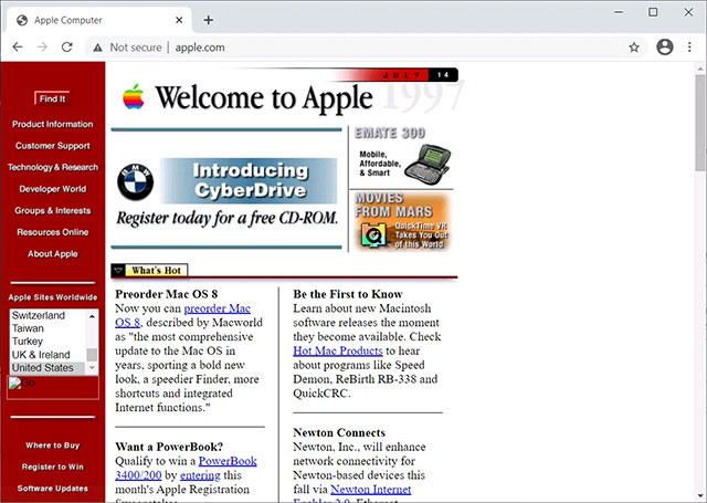 Apple.com 1997