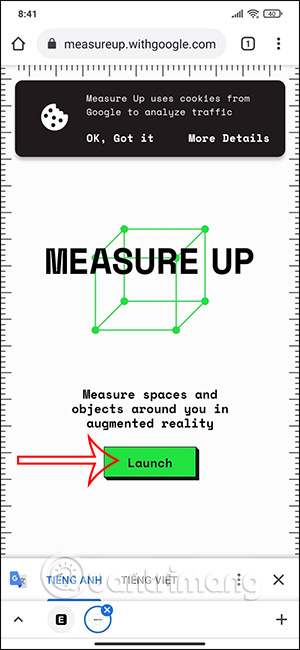Measure Up tool