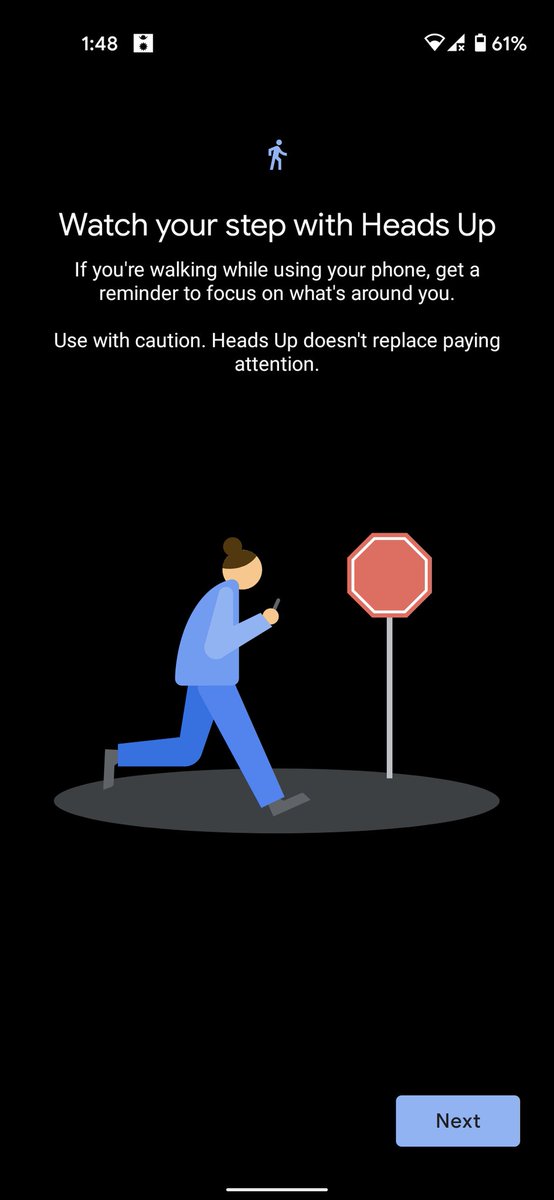 Tính năng cảnh báo trên điện thoại Android.