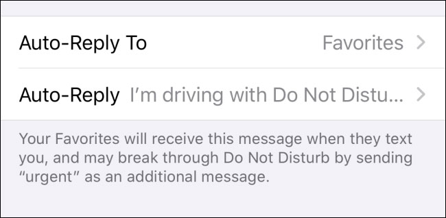 “Do Not Disturb While Driving”