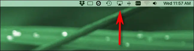 Nhấn vào biểu tượng AirPlay