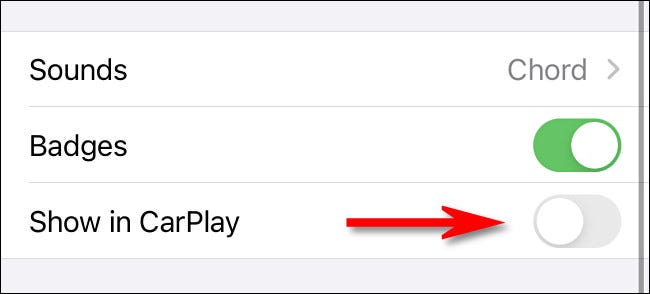 Cách tắt thông báo của ứng dụng trong CarPlay