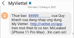 Lý do nhiều thuê bao Viettel nhận được tin nhắn đáng ngờ