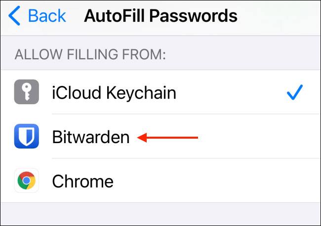Cách sử dụng tính năng autofill với công cụ quản lý mật khẩu bên thứ ba trên iPhone hoặc iPad
