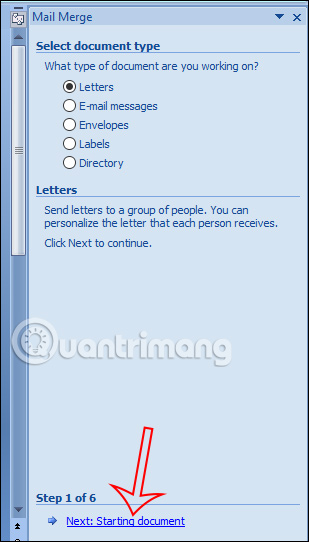 Chọn loại giấy trộn